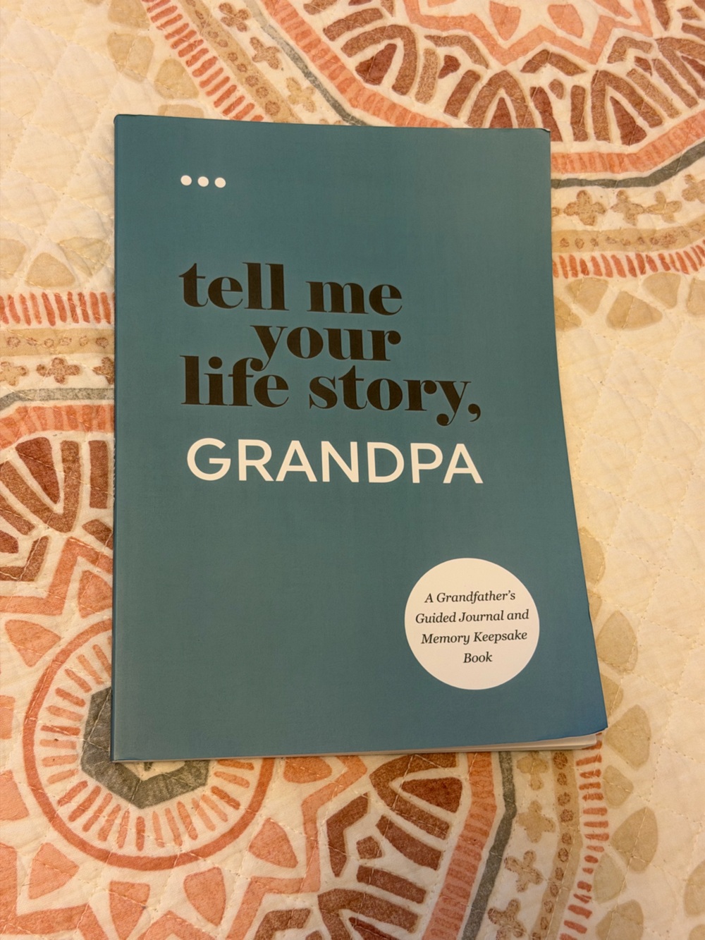 Tell Me Your Life Story, GRANDPA - Guided Memory Keepsake Journal - Book
